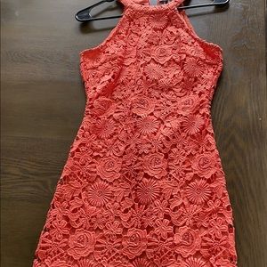 Lulus coral dress